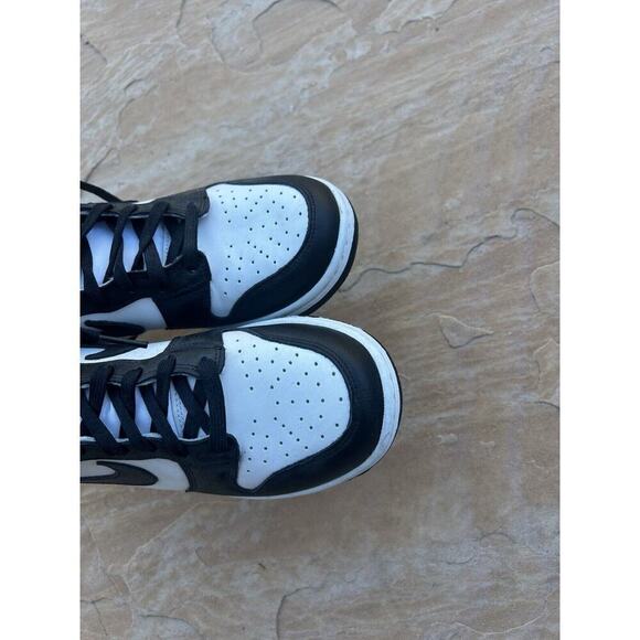 Nike Dunk High DD1869-103 Sneaker Women White Black Leather Comfort Shoes PSS166 - Picture 3 of 8